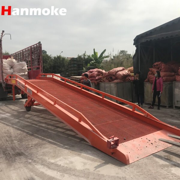Heavy-Duty Hydraulic Mobile Yard Ramp (1)