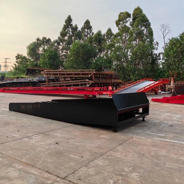 Hanmoke heavy duty loading ramp for forklift and pallet jack