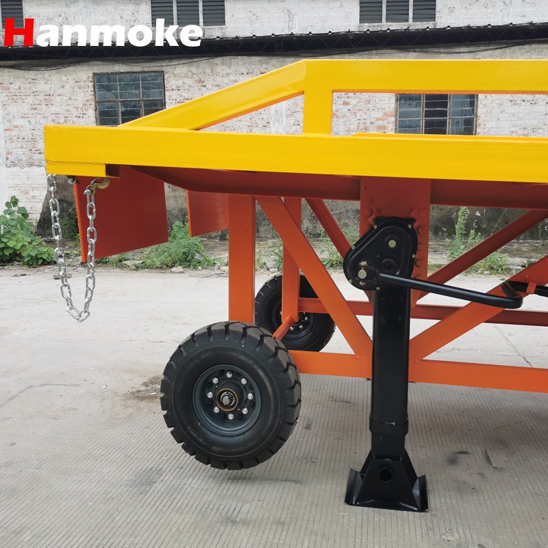 Mechanical Lift Mobile Yard Ramp—HRXS—10TON – Hanmoke-Modular Platforms ...
