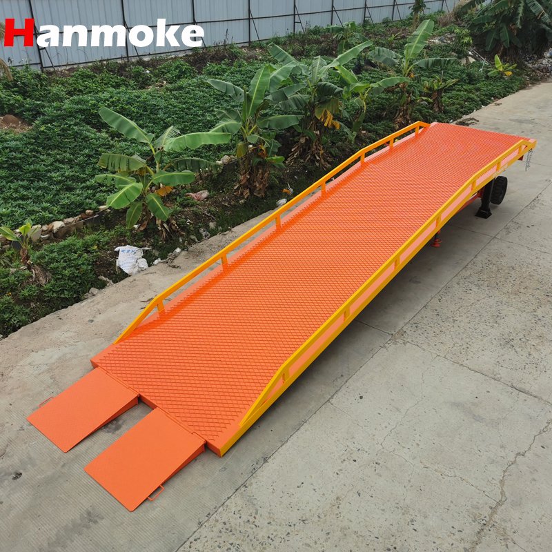 Mechanical Lift Mobile Yard Ramp—HRXS—10TON – Hanmoke-Modular Platforms ...