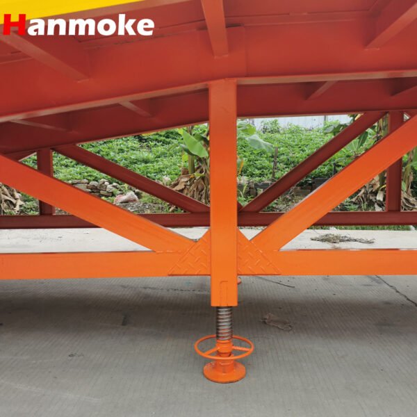 Mechanical Lift Mobile Yard Ramp