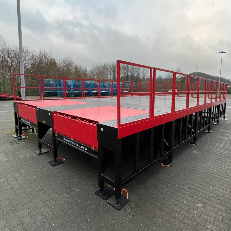 Modular loading dock Platform